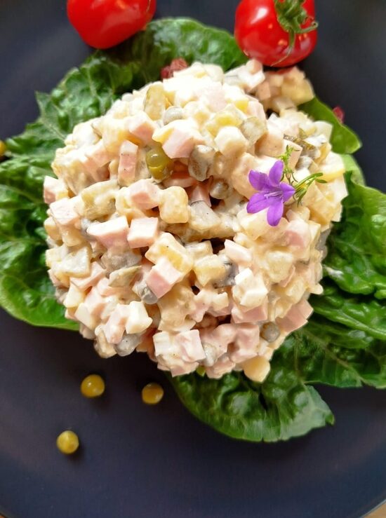 Olivjē salāti ar desu (400g)